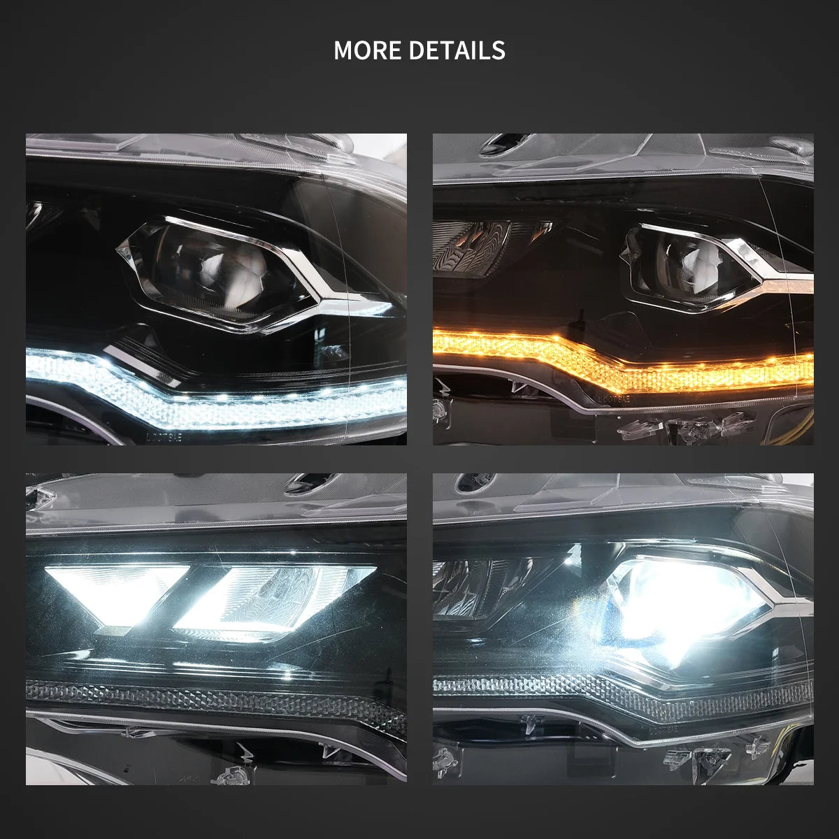 Reflektory Ford Mustang 6. generacji (2018–2020) Full LED - obrazek 4