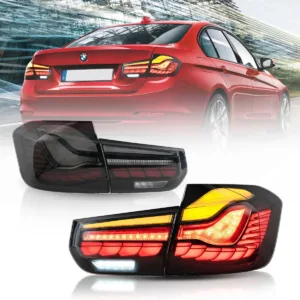 Lampy tylne BMW Seria 3 6-generacji 12-19 (F30 F80) OLED z dynamicznym oświetleniem powitalnym