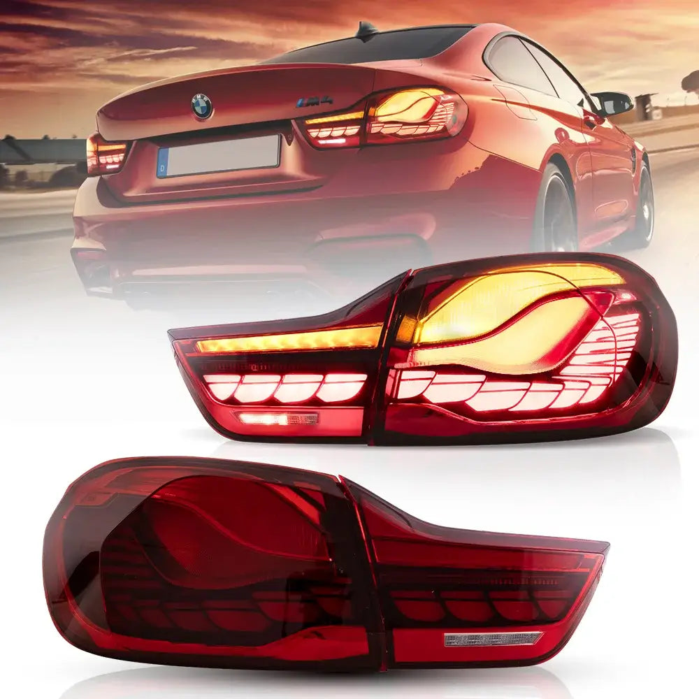 Lampy tylne BMW Seria 4 F32 F33 F36 / M4 F82 F83 14-20 LED styl Dragon Scales GTS