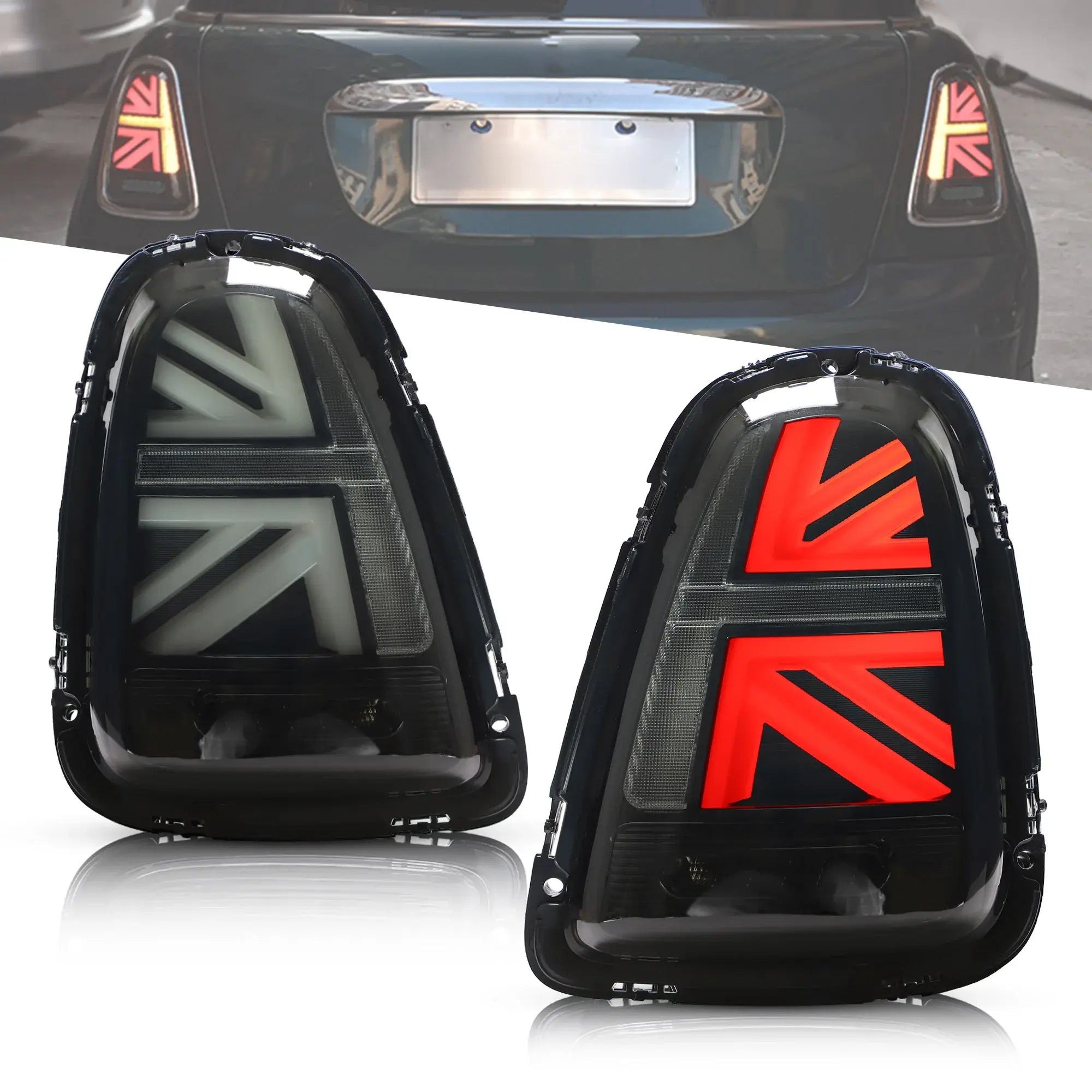 Lampy tylne Mini Cooper R56 R57 R58 R59 07-13 LED z sekwencyjnym kierunkowskazem - obrazek 5