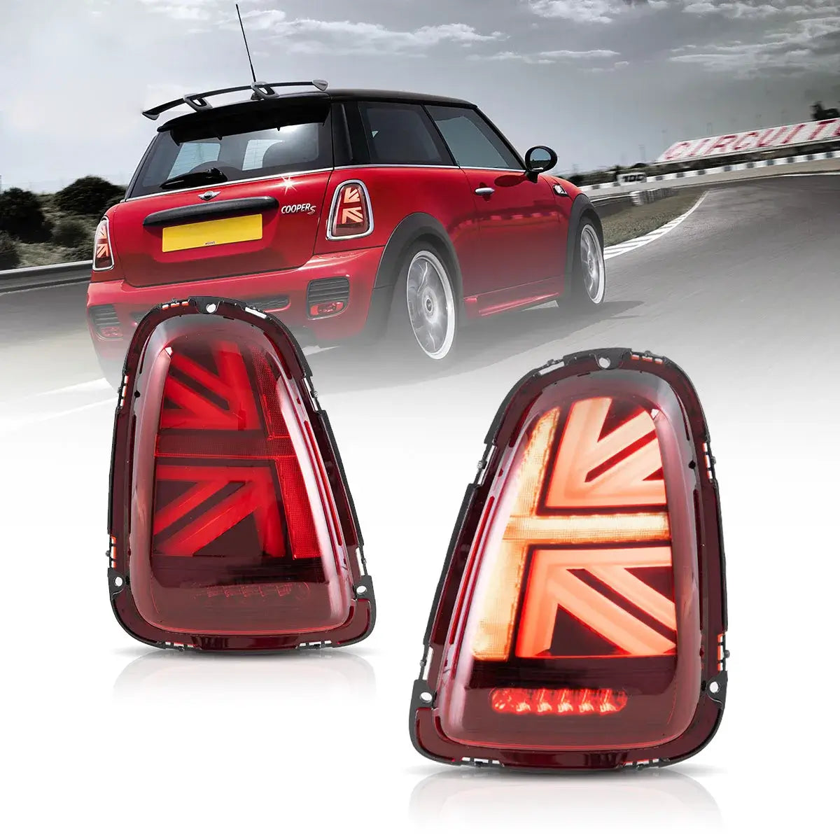 Lampy tylne Mini Cooper R56 R57 R58 R59 07-13 LED z sekwencyjnym kierunkowskazem - obrazek 3