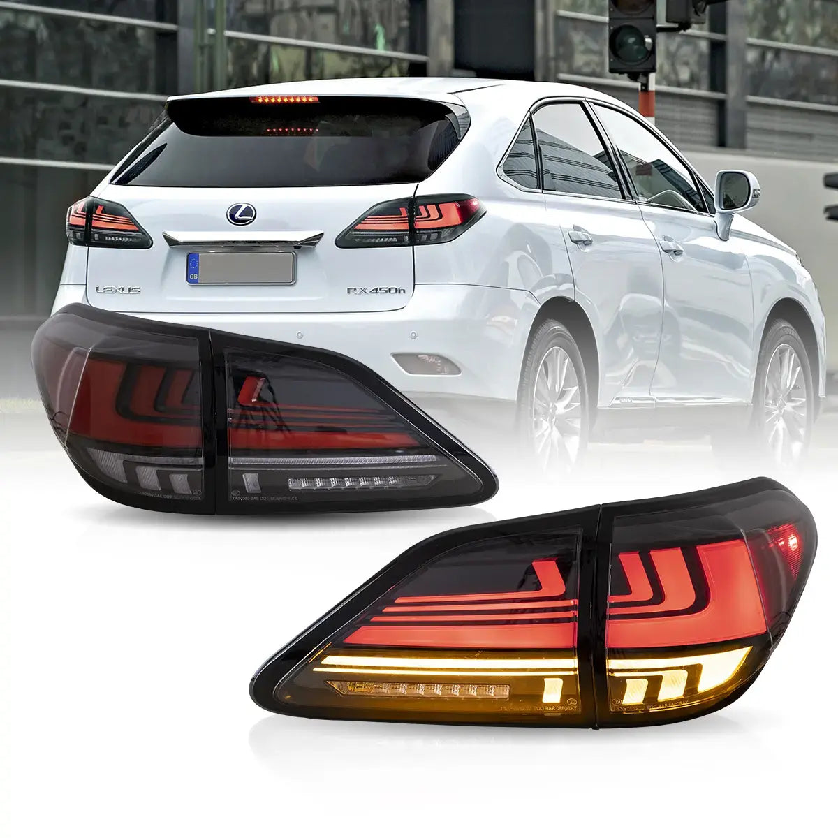 Tylne światła LED Lexus RX (2009–2015, przed liftingiem)