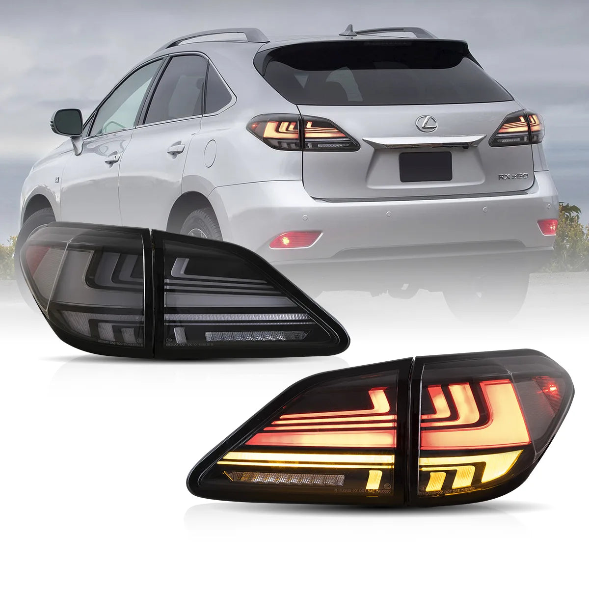 Tylne światła LED Lexus RX (2009–2015, przed liftingiem) - obrazek 3