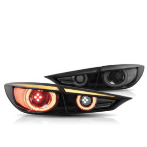 Lampy tylne Mazda 3 sedan 2014-2018 (sekwencyjne kierunkowskazy z dynamicznym oświetleniem powitalnym)