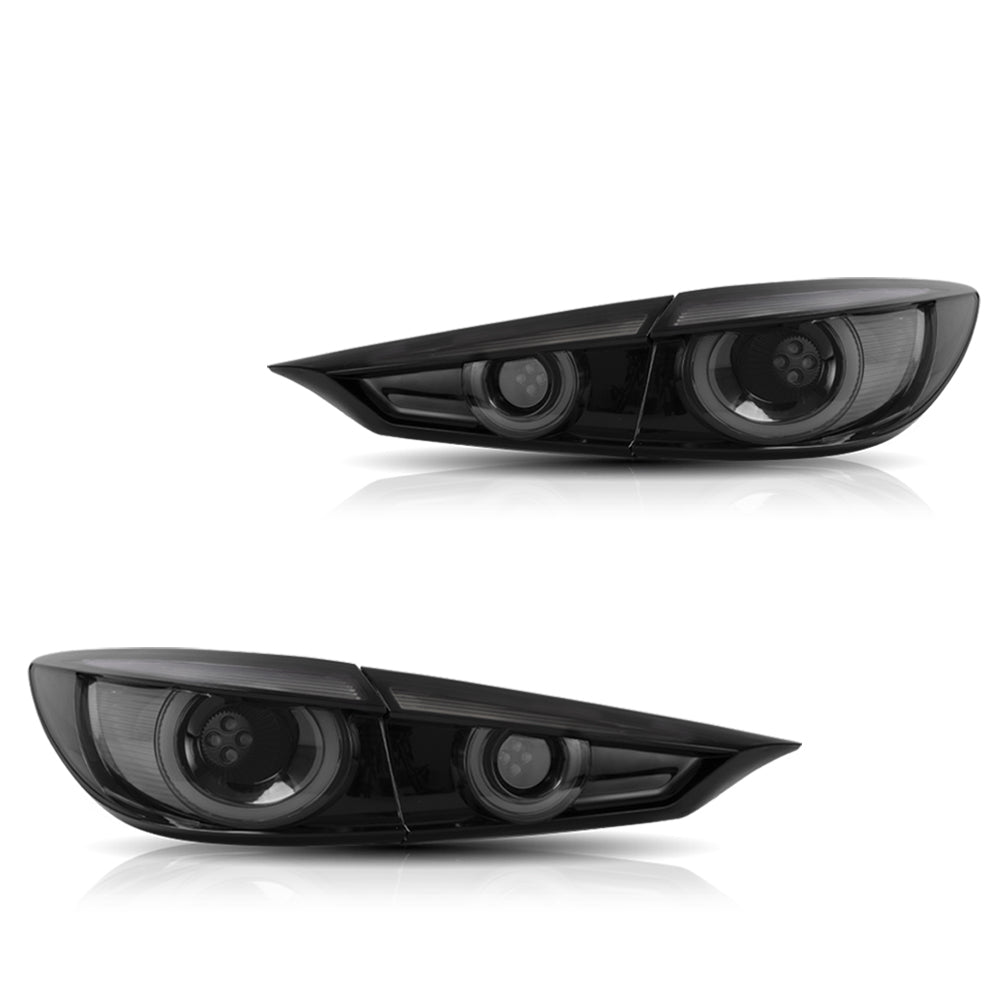 Lampy tylne Mazda 3 sedan 2014-2018 (sekwencyjne kierunkowskazy z dynamicznym oświetleniem powitalnym) - obrazek 3