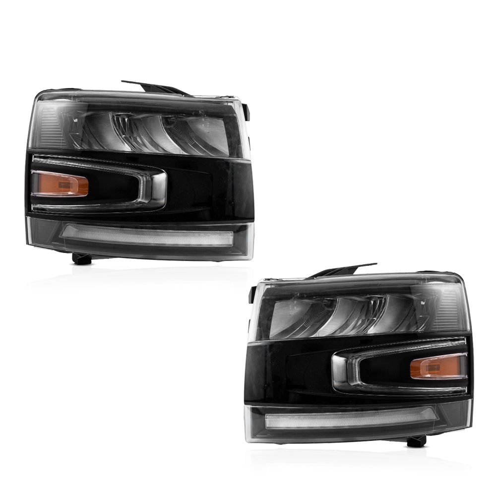 Reflektory Chevrolet Silverado 1500/2500HD/3500HD (2007–2014) Full LED - obrazek 2